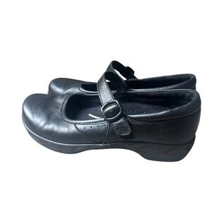 Klogs Ace Slip Resistant Mary Jane Shoes Black Size 8